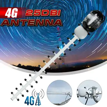 Yagi Anténa 4G LTE SMA Male High Gain WiFi Vonkajšie Antenne Smerový Zosilňovač, Booster Modem RG58 1,5 m Kábel 6 Frekvencia Zazvonil
