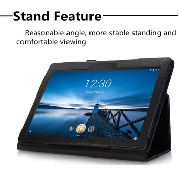 Tablet Kryt Na Kartu Lenovo 2 A10-70 A10 70 10.1 PU Kožené Litchi Štýl Smart Stand Kvalitný Tablet Prípade Skladacie Flip Shell