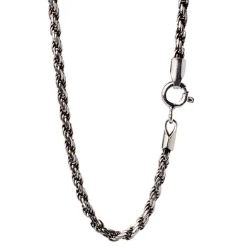 JustNeo pevné 925 sterling silver chain náhrdelník,Základné Reťaze