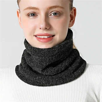 2020 nový zimný šál pre ženy krku prstene pánske Maska pletené cashmere-ako mäkké, hrubé teplé šatky vysoká pružnosť