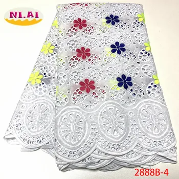 NIAI najnovšie swiss voile čipky 2020 afriky čipky textílie bielej nigérijský čipky textílie na svadby tissu afriky broderie XY2888B-1