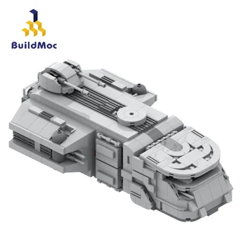 BuildMoc Star Plán Techniku, Auto Prepravca Imperial Trexler Marauder MOC-57668 Stavebné kamene, Tehly Techniku, Hračky Pre Deti,