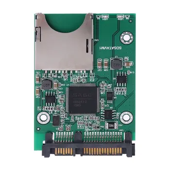 SD/SDHC/SDXC/MMC Pamäťovú Kartu Flash k SATA Adaptér s Uzáverom pre 2.5