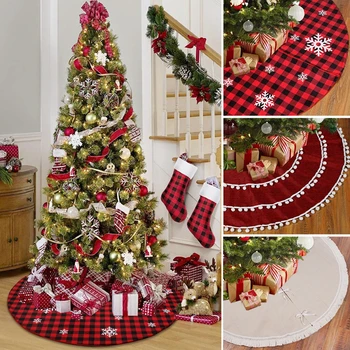 48 Palec Vianočný Stromček, Sukne, Veselé Vianočné Dekorácie Pre Domov 2020 Ozdoby Na Vianočné Stromčeky Navidad Noel Šťastný Nový Rok 2021