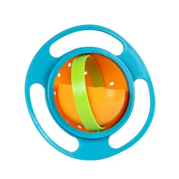 360 Otočiť Univerzálny Gyro Bowl Praktický Dizajn Detí Rotačné Rovnováhu Novinka Gyro Dáždnik Odolný Pevné Kŕmenie Jedál
