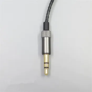 1,2 M 2 M Nahradenie Audio Kábel pre Sennheiser HD414 HD650 HD600 HD580 HD25 Slúchadlá Odolné Čierne 23 AugT0