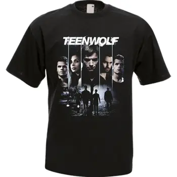 Teen Wolf Film, Televízny Seriál Čierne pánske Tričko Tee Pohode Bežné pride t shirt mužov Unisex Móda tričko doprava zadarmo funny topy