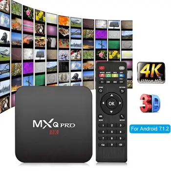 Home 1+8GB HD, WiFi, HDMI Smart TV Box Set-Top Media Player 4K Ultra HD Dekódovanie pre Android OS 7.1