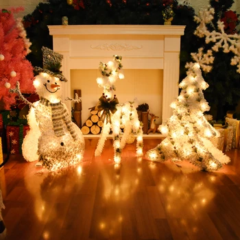 Vianočné Dekorácie Pre Domov Krásny Snehuliak Elk Prívesok Vianočný Stromček Diy Dekorácie, Ozdoby Na Vianoce, Nový Rok Darčeky Deti