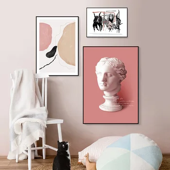 Nordic Minimalistický Abstraktné Línie David Omietky Plátne Obrazy Matisse Plagáty Vytlačí Wall Art Obrázky pre Obývacia Izba Dekor