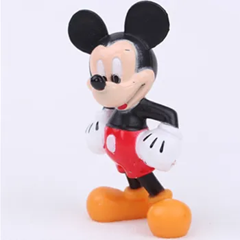 Disney Hračky Mickey Mouse Clubhouse Akcie Obrázok Hračky Roztomilý Mini Mickey & Minnie& Pluto & Donald Duck PVC Kolekcia Bábik