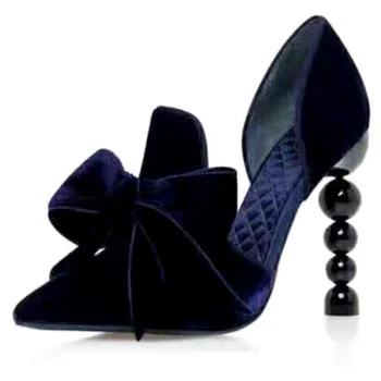 Značka luxusný dizajn korálkové päty ženy čerpadlá fashion vysoké podpätky strany svadobné topánky žena jar leto kožené topánky žena