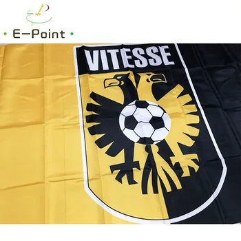 Holandsko SBV Vitesse Arnhem Vlajkou 3 ft*5 ft (90x150cm) Veľká Veľkosť Vianočné Dekorácie pre Domov Vlajky Zástavy Zadajte Dary