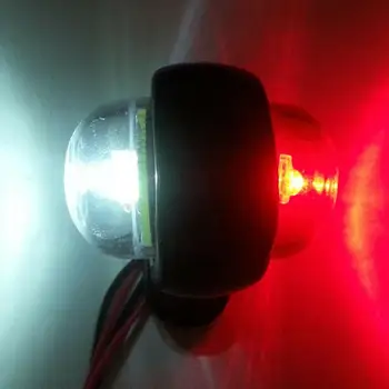 12V 24V LED Univerzálny Auto Truck Bočné Obrysové Svetlo Osnovy Lampa Indikátor Signálu Lampa Red White Pre Camper vozidiel prípojného vozidla