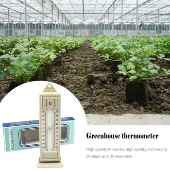 Maximálny & Minimálny Teplomer Vnútorné Vonkajšie Záhradné Skleníkových Teplotu Steny Monitora 40 až 50 Stupňov Teplomer