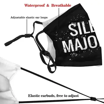 Tichý Väčšina Tlače Umývateľný Filter Proti Prachu Úst Maska Anti Masker Anti Truther Tichý Väčšina Sloboda Prejavu Ovce