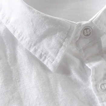 Suehaiwe značky Taliansko stlye dlhým rukávom plátenná košeľa mužov pevnej bavlny mužov košele letné biele tričko muž camisa dropshipping