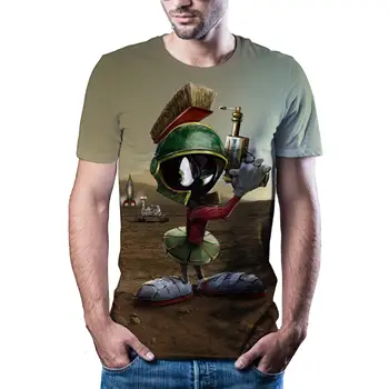 2020 nové animácie, 3D tlač T-shirt bežné pánskej módy T-Shirt Zábavný horor klaun 3D ulice animácie T-shirt