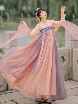 Staroveké Víla Hanfu Šaty Tang Vyhovovali Čínsky Národný Ženy Tradičné Hanfu Oblečenie Orientálna Dynastie Han Cosplay Kostým