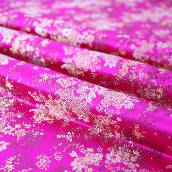 Satin brocade, tkaniny, tkaniny pre šitie DIY handwork materiál nylon textílie pre cheongsam šaty