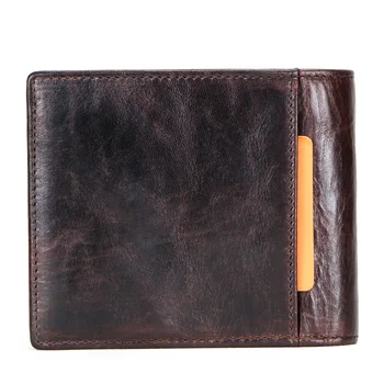Európske a Americké klasické kožené kabelky pánske peňaženky multifunkčné tri-fold horizontálne mužov držiteľa karty krátke peňaženky