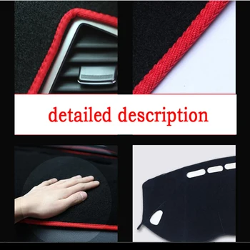 RKAC Auto panel kryt mat na Mazda 5 2010-2016 rokov Pravej strane jednotky dashmat pad dash mat zahŕňa auto panel príslušenstvo
