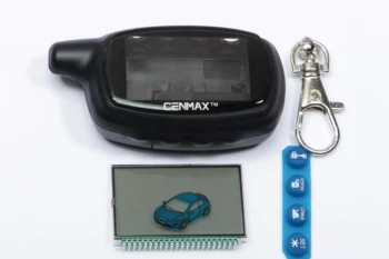 Rusko Prípade CENMAX ST-7A+LCD displej pre CENMAX ST7A 7A LCD keychain auto vzdialenej 2-way auto alarm systém