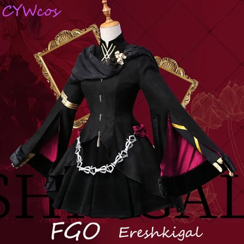 Osud/Grand Aby FGO Ereshkigal Irkalla Lancer Cosplay Kostým Ženy Lolita Čierne Šaty FGO Cosplay Halloween Kostýmy