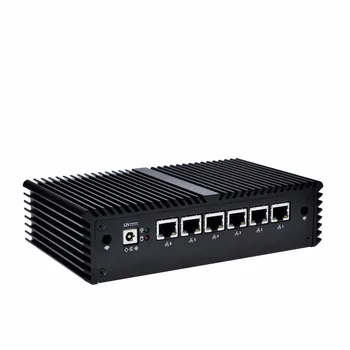 DHL Zadarmo Doprava Najnovšie Nový 6 Gigabit Lan Mini Router s Core I3 I5, I7,Podpora AES NI,PFsense,Firewall,Qotom Q500G6