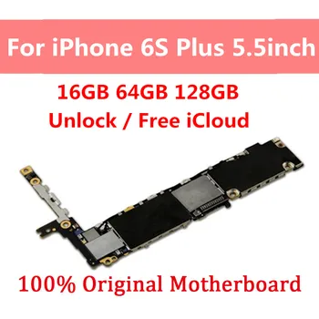 Dobrá Práca Pre iphone 6s plus matka rada odomknutý logic board Pre 6s plus 5,5 palcový Doska Bez Dotyk ID