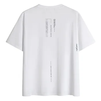 Enjeolon 2020 T shirt Mužov Letné Krátke Rukávy O-krku Tlače Bavlna Bežné Mužské Top Tee Plus Veľkosť 3XL T8223