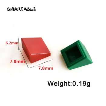Smartable Sklon 30° 1x1x2/3 Syr Svahu Stavebné Bloky MOC Časti Vzdelávacie Hračky Pre Dieťa Kompatibilné Všetkých Značiek 54200 520pcs/veľa