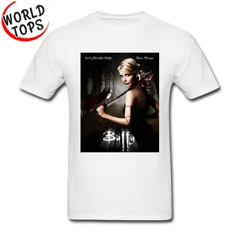 Dizajn Buffy Plagát Topy Tričko Pre Dospelých Vysokej Kvality Crewneck Bavlna, Krátky Rukáv T Shirt Nový Príchod Dizajn T-shirts