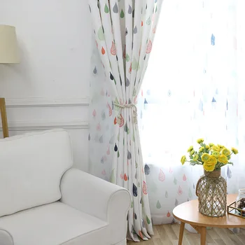 Jednoduché, Moderné Záclony pre Spálne Škandinávskych Velvet Konope Závesy pre Obývacia Izba Balkón Okno Opony Handričkou