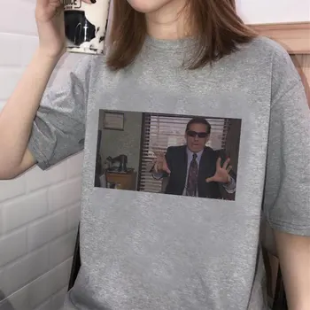 Som Mŕtvy vo Vnútri Úvodzoviek Vtipné ženy T-shirt Úrad Michael Scott tlač Tričko Harajuku vintage T tričko fashion Zena top