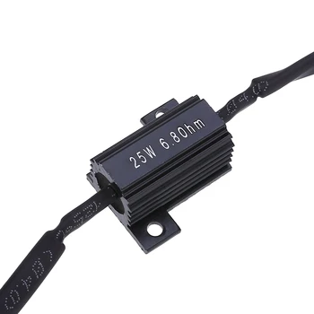 2PC Moto Odpor Moc Rezistor Záťaže Dekódovanie Odpor Pre LED Mini Zase Signálu Flash Žiadne Blikajúce Oprava 25W 6.8 Ohm