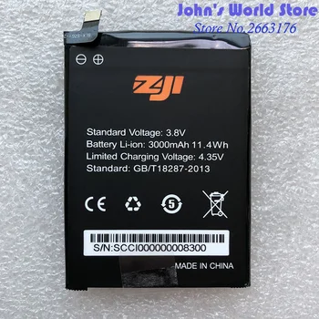 Originálne ZOJI Z6 & Z7 Výmena Batérie 3000mAh Časti batérie pre HOMTOM ZOJI Z6 Z7 Smart Phone