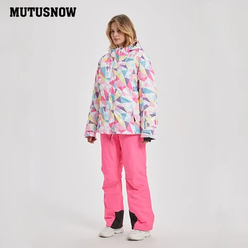2020 Nové Kvalitné Zimné Snowboarding Bunda Ženy Lyžiarske Oblek Nohavice Lyžiarske Nastaviť Vetru Nepremokavá Teplo Priedušná Snehu Vyhovuje