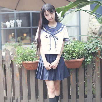 Vysoké Školy Jednotný Japonský Štýl Námorník Anime Sukne kórejský Japonskom Štýle Akademického Šaty pre Ženy Novinka JK Navy Kawaii Dievčatá