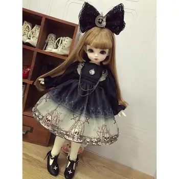 [wamami] Lolita Šaty, Šaty Pre 1/6 1/4 MSD YOSD BJD Doll Oblečenie Dollfie