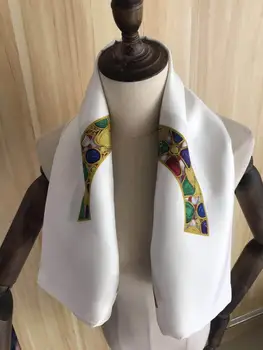 2020 Nový Príchod zimy značky elegantné hodváb šatku 90*90 cm štvorcový šál ručne vyrobené roll zábal pre ženy lady doprava zadarmo