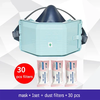 Maska proti prachu Silikónová Maska Prachu, Filter Bavlna Kombinácia súbor pre Priemyselné Prachu Ochrana Leštenie Prachu PM2.5 Ochranné Masky