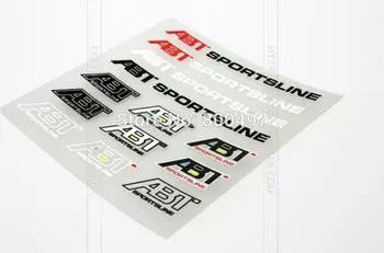 Nový Dizajn Auta Styling ABT Tému Dekoratívne Vinylové Odtlačkový Set Creative Nálepky Nastaviť pre ABT Audi A1 A3 A4 A5 A6 A7 TT a R8 Q3 Q5 Q7