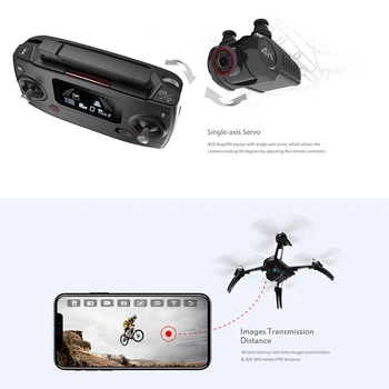 MJX Chyby 5W B5W RC Drone s Kamerou 4K 5G Wifi GPS Striedavé 1KM RC Vzdialenosti Letu Gesto Fotografiu, Video, Prenosný RC Quadcopter