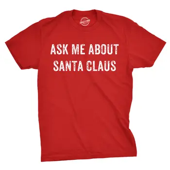 Mens Spýtať Santa Claus Tričko Vtipné Vianočné Party Fúzy Flip Up Tee Cartoon t shirt mužov Unisex Nové Módne tričko