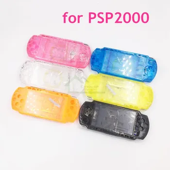 Jasné Farby Bývanie Shell Kryt Prípade Kompletné Náhradné púzdro s tlačidlami auta Pre Sony PSP2000 PSP 2000 Herné Konzoly