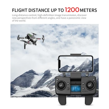 L109 PRO GPS Drone 4K s HD Kamera pre 2 OS Gimbal 5G WIFI profissional quadrocopter dron Striedavé hučí 1,2 KM SD Kartu VS L109