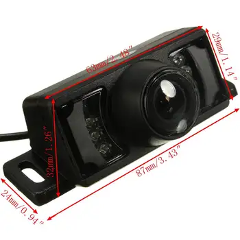 HD Bezdrôtového IR Auto parkovacia Kamera Skladacia LCD 4.3