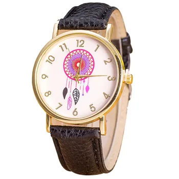 Nové Dievčatá jednoduchý štýl Dreamcatcher Priateľstvo Ženy luxusné pánske Hodinky Quarzt Ženy Slávnej značky dámske hodinky