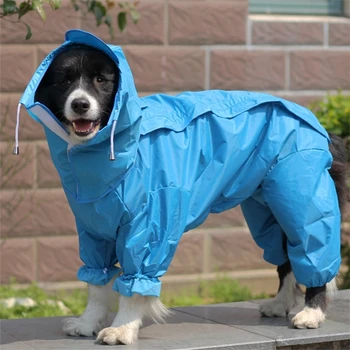 Nepremokavé Psa Pršiplášť Malé Stredné Veľké Pet Psov pláštenka Kabát Rainwear Oblečenie Oblečenie Jumpsuit Hoody ladies Bunda S-7XL